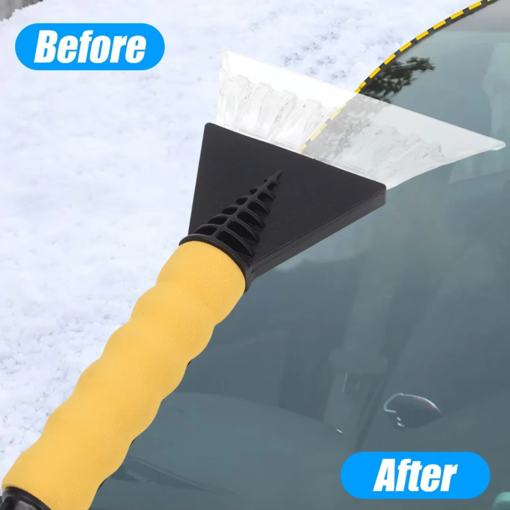 Ice Scraper Windshield Ice Breaker Quick Clean Glass Brushes Snow Remover Tool Auto Window Winter Snow Shovel