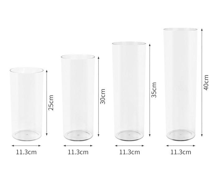 Home Office Garden Decor Bud Mini Cylinder Air Separation Plant Terrarium Propagation Station Hydroponic Flower Bulb Acrylic