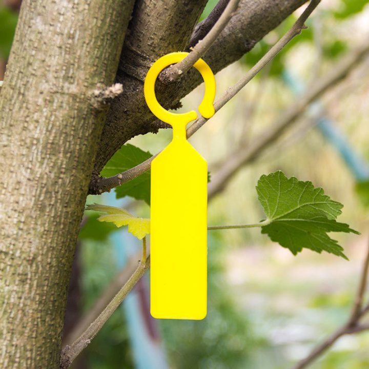 50 Pcs Plastic Plant Labels Ring