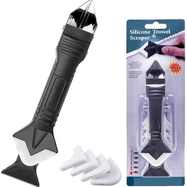 Glass Glue Angle Scraper Stainless Steelhead