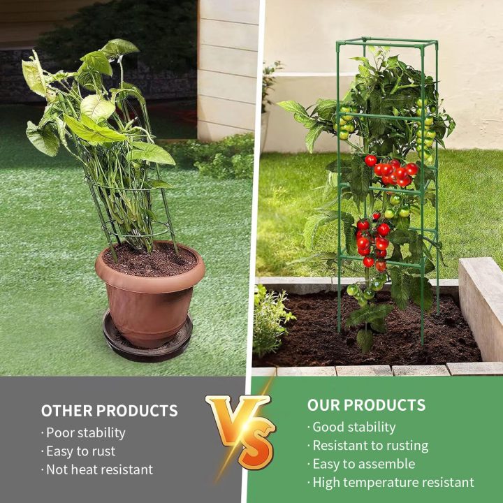 Tomato Cage Trellis Tomatoes Plant Stakes