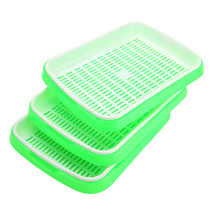 Wholesale Double Layer Plastic Seedling Tray