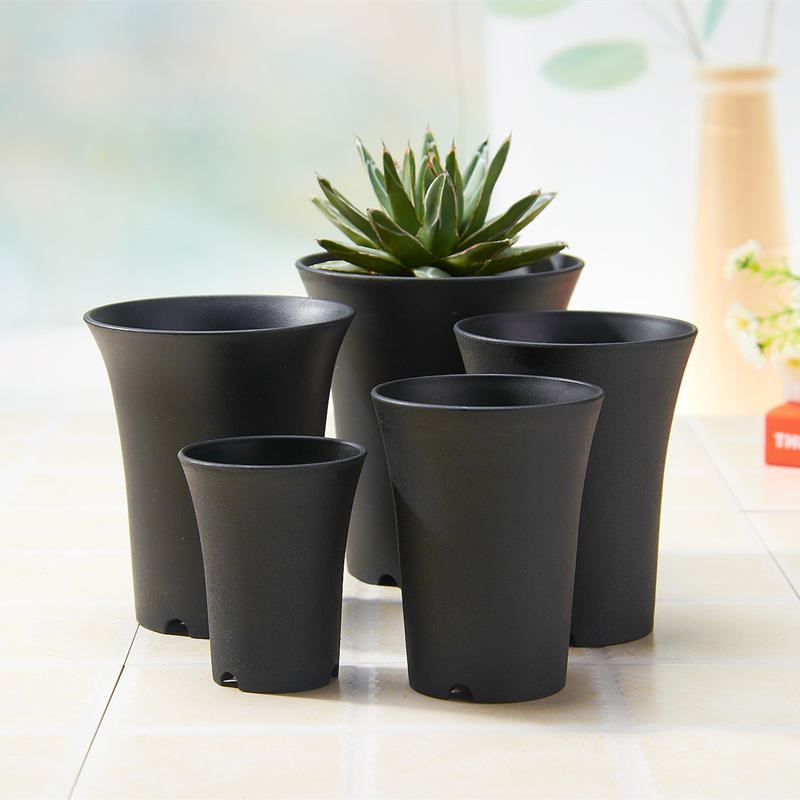Plastic Indoor Outdoor Round Flower Pot