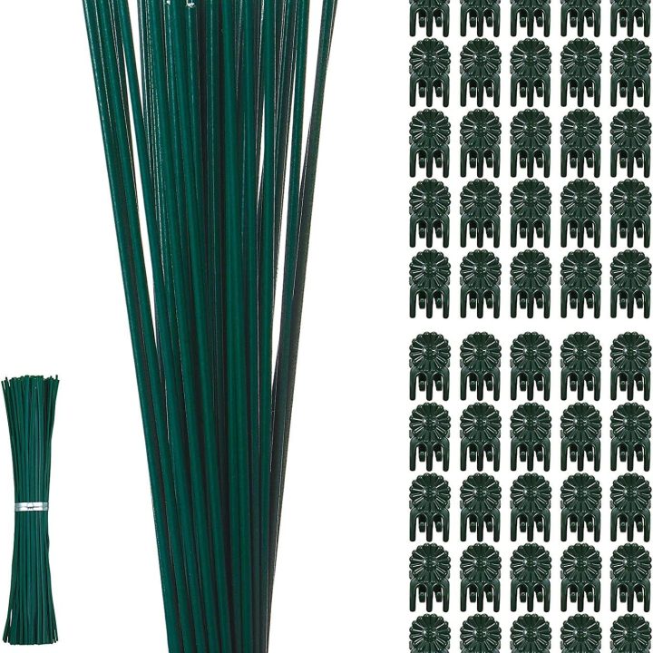 50 Pieces Plastic Coated Iron Wire
