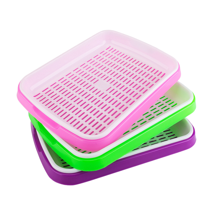Wholesale Double Layer Plastic Seedling Tray