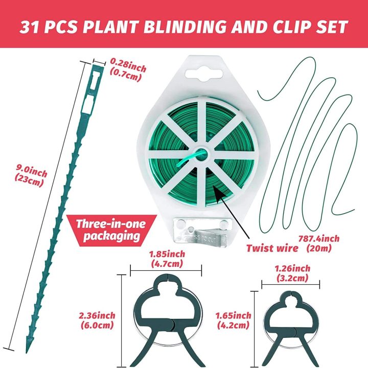 65 Feet Twist Ties Garden Plant