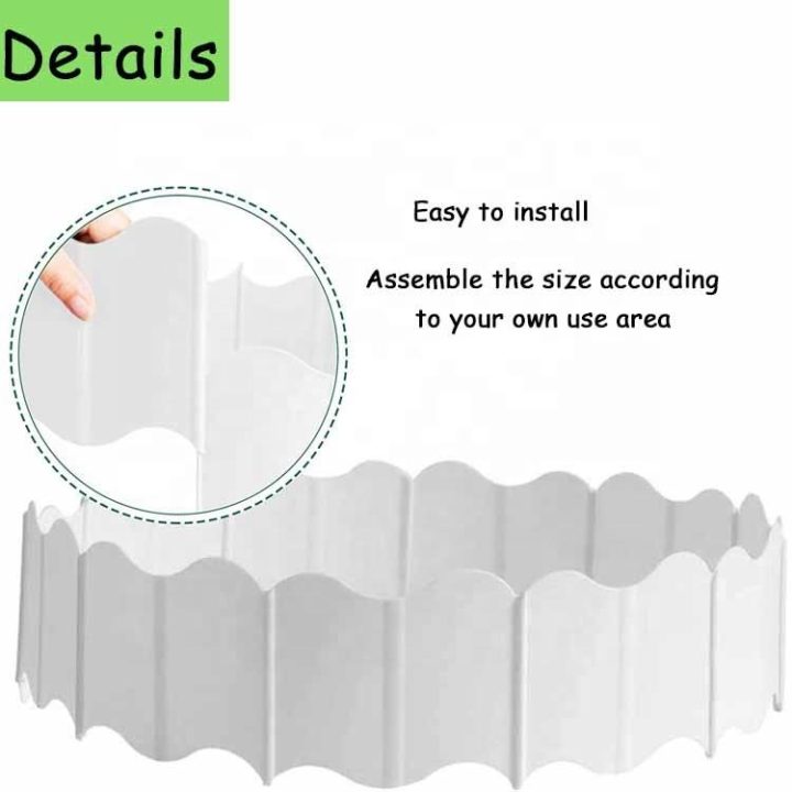 10 Pcs Garden Fencing Interlocking Garden