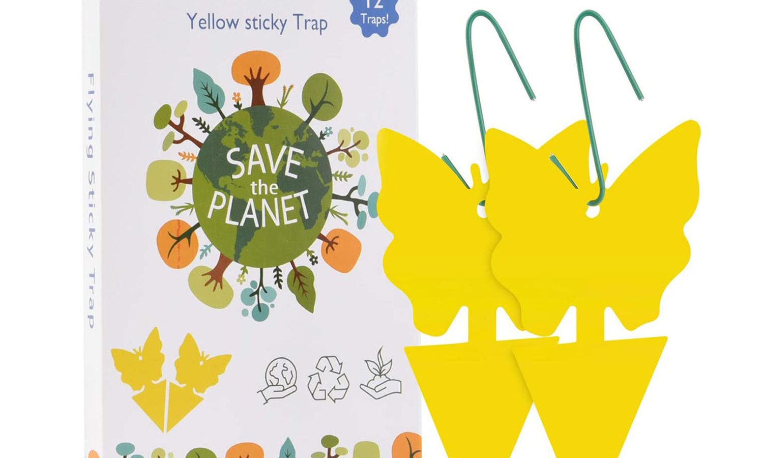 Plastic Dual Sided Yellow Fruit Fly