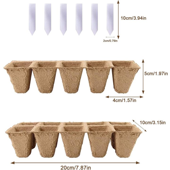 Premium Organic Germination Kit Biodegradable Nursery