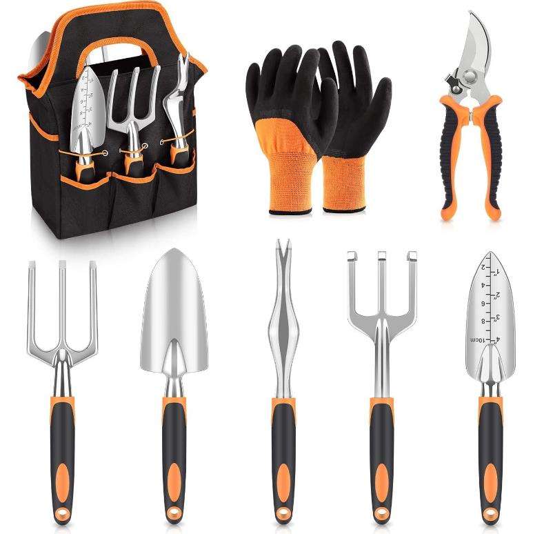 8 Piece Garden Tools Set With