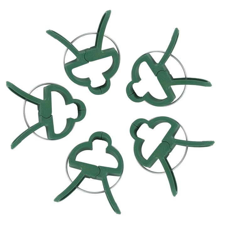 10Pcs Green Plastic Pp Gardening Flower