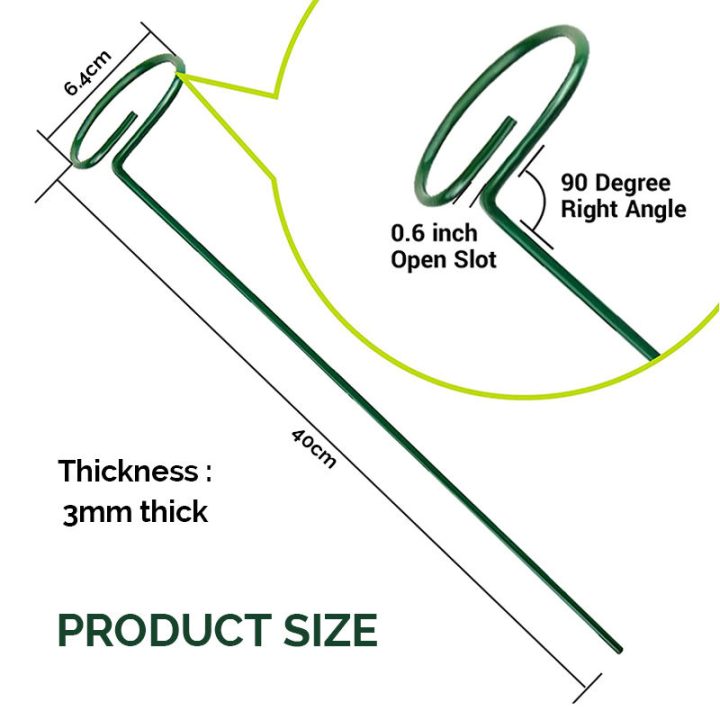 10Pcs Garden Plant Stakes for Flowers