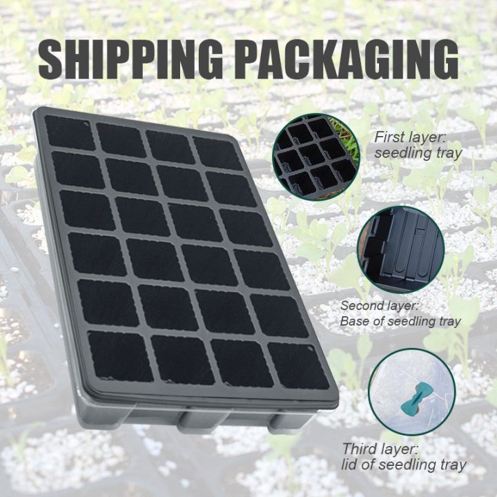 24 Cell Eco Friendly Lightweight Black