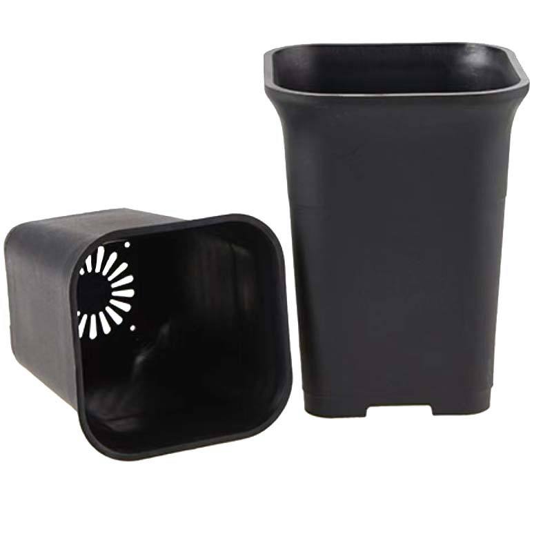 Durable Square Plastic Flower Pots With