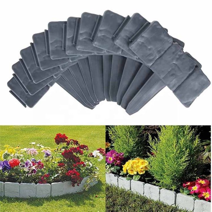 10 Pack Plastic Garden Lawn Edging
