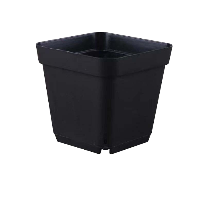 Black Water Dance Design Square Plastic