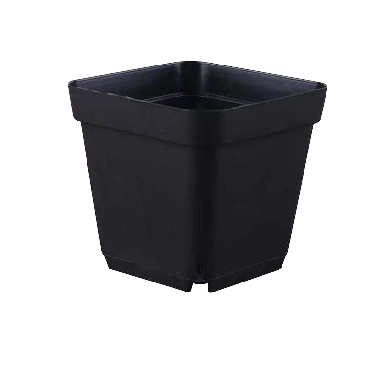Black Water Dance Design Square Plastic